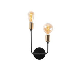Opviq Dolma - 3081 Lámpara de pared negra de hierro